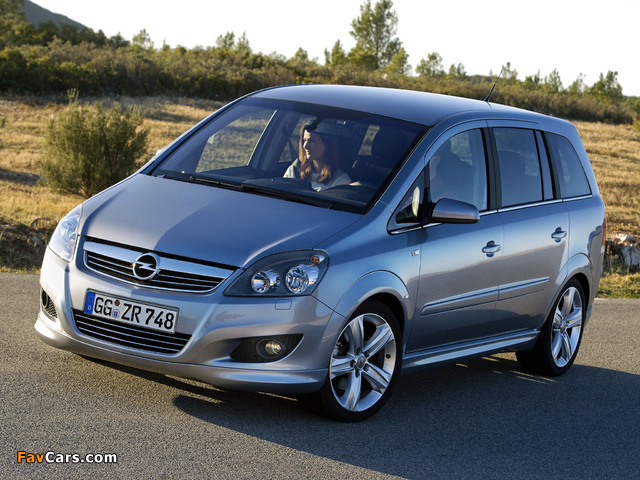 Images of Opel Zafira (B) 2008 (640 x 480)