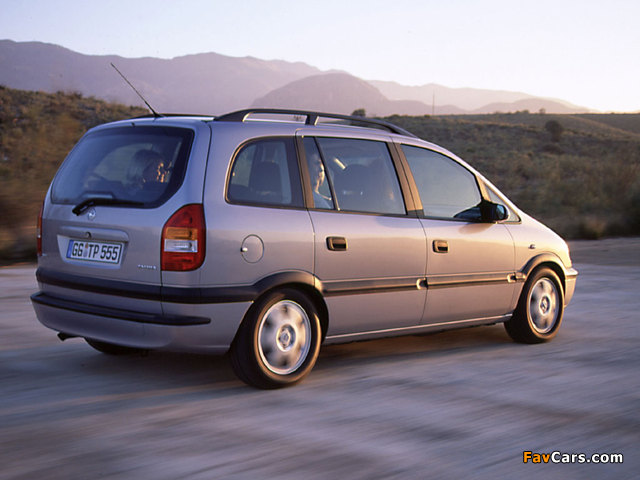Opel Zafira (A) 1999–2003 images (640 x 480)