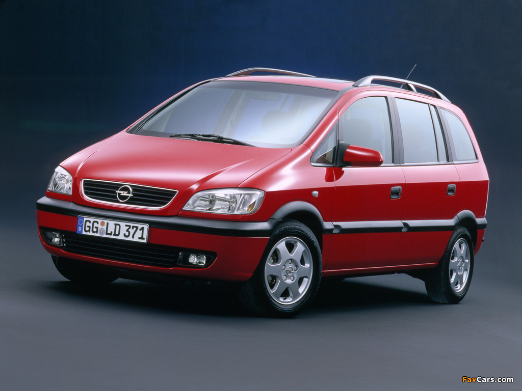 Opel Zafira (A) 1999–2003 images (1024 x 768)