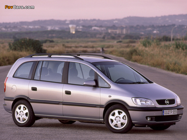 Opel Zafira (A) 1999–2003 pictures (640 x 480)