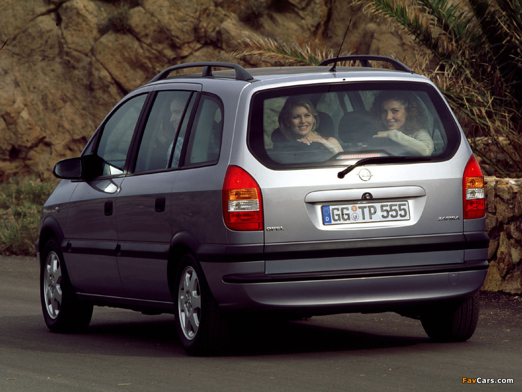 Opel Zafira (A) 1999–2003 wallpapers (1024 x 768)