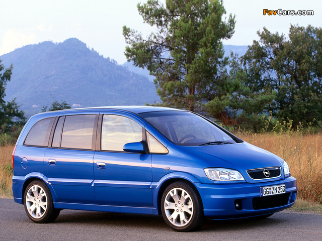 Opel Zafira OPC (A) 2001–05 images (640 x 480)