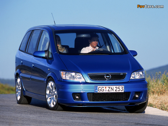 Opel Zafira OPC (A) 2001–05 photos (640 x 480)