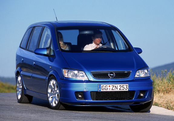 Opel Zafira OPC (A) 2001–05 photos