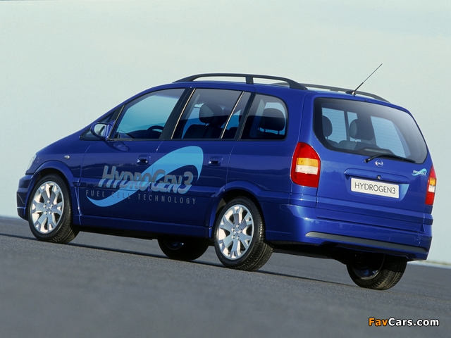 Opel Zafira HydroGen 3 Concept (A) 2001 wallpapers (640 x 480)