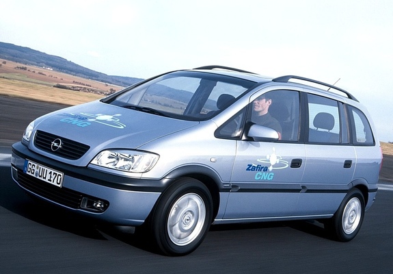 Opel Zafira CNG (A) 2002–05 pictures