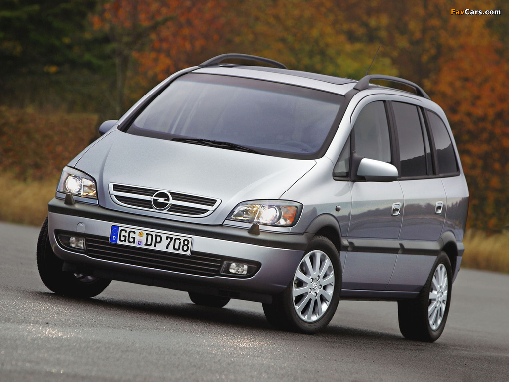 Opel Zafira (A) 2003–05 images (1024 x 768)