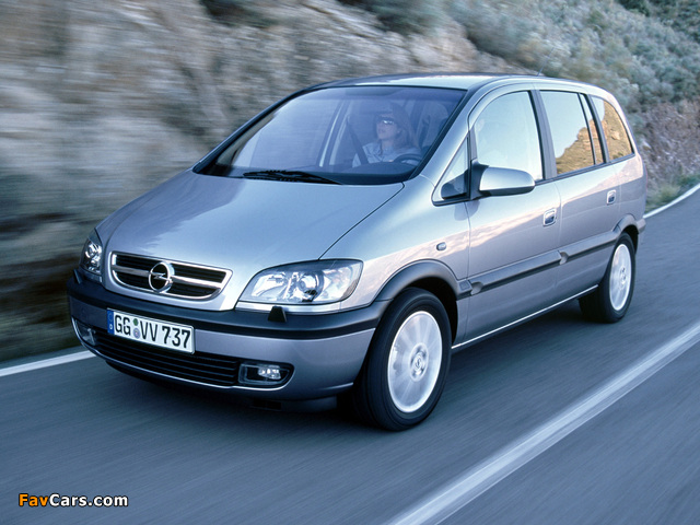 Opel Zafira (A) 2003–05 photos (640 x 480)
