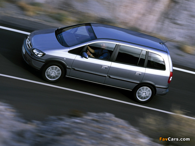 Opel Zafira (A) 2003–05 wallpapers (640 x 480)