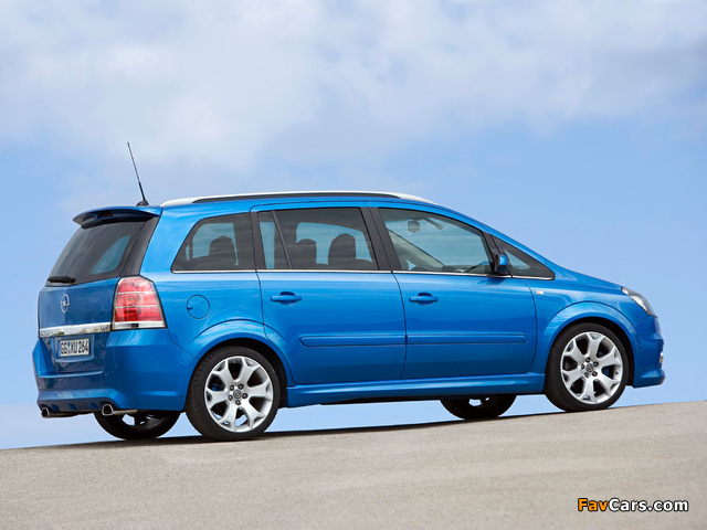 Opel Zafira OPC (B) 2005–10 images (640 x 480)