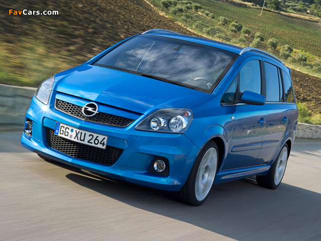 Opel Zafira OPC (B) 2005–10 photos (640 x 480)