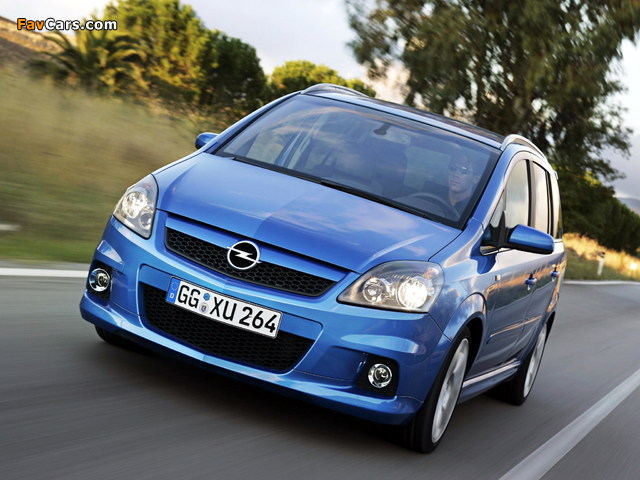 Opel Zafira OPC (B) 2005–10 pictures (640 x 480)