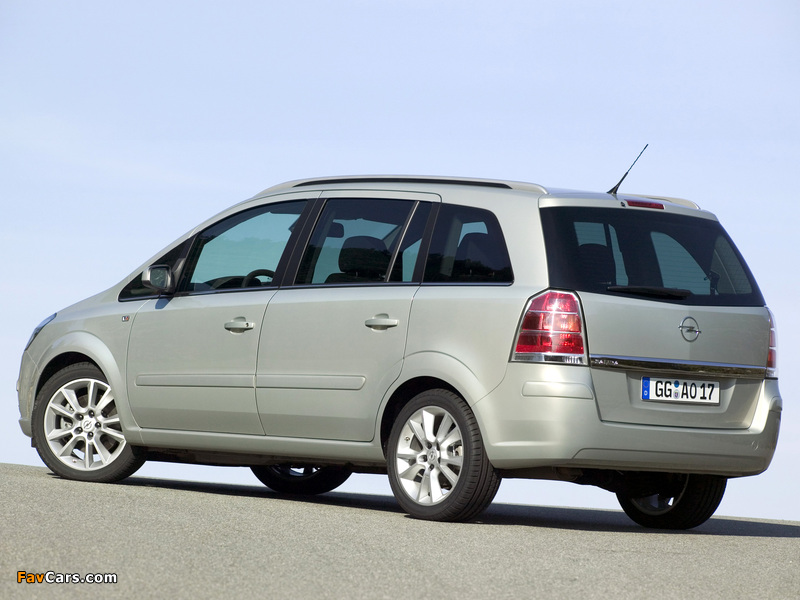Opel Zafira (B) 2005–08 pictures (800 x 600)