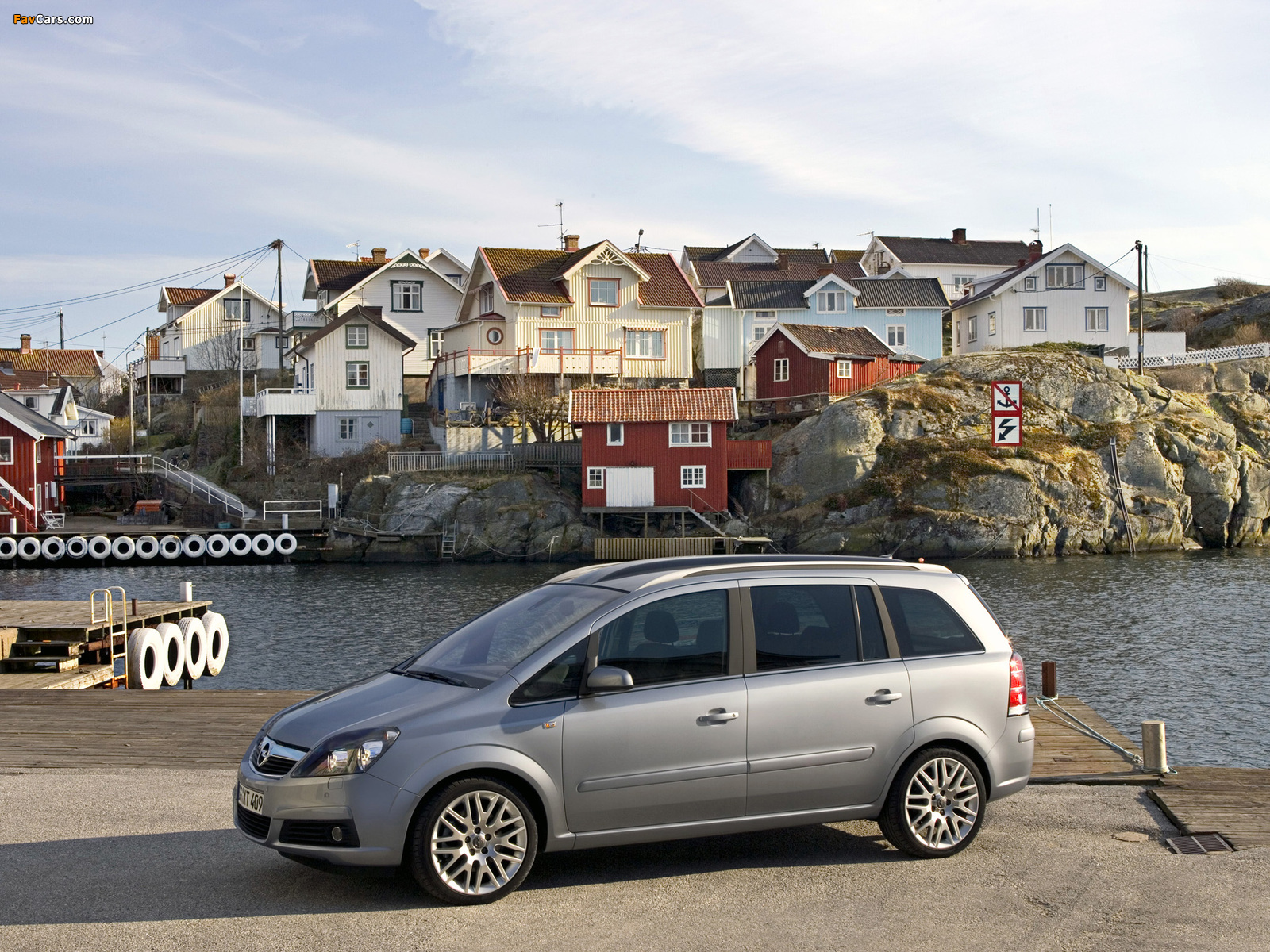 Opel Zafira 2.0 Turbo (B) 2005–08 pictures (1600 x 1200)