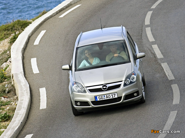 Opel Zafira (B) 2005–08 wallpapers (640 x 480)