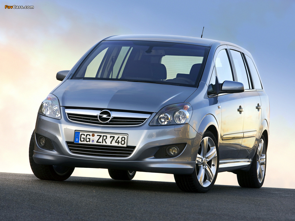 Opel Zafira (B) 2008 images (1024 x 768)