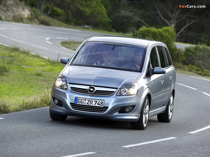 Opel Zafira (B) 2008 pictures (800 x 600)