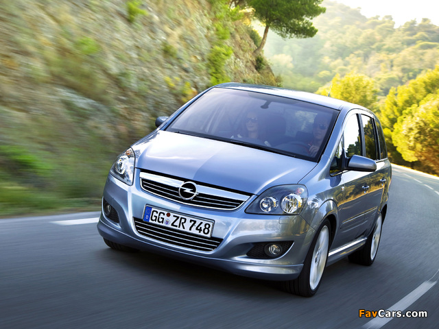 Opel Zafira (B) 2008 pictures (640 x 480)