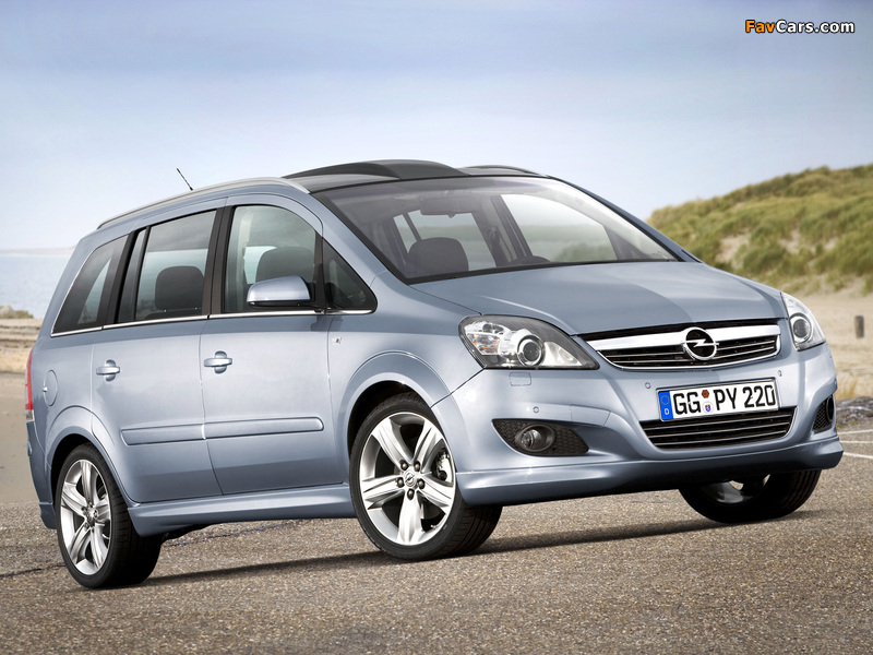 Opel Zafira (B) 2008 wallpapers (800 x 600)