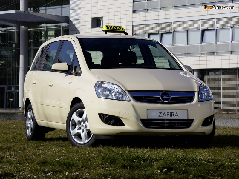 Opel Zafira TNG Taxi (B) 2009 photos (800 x 600)