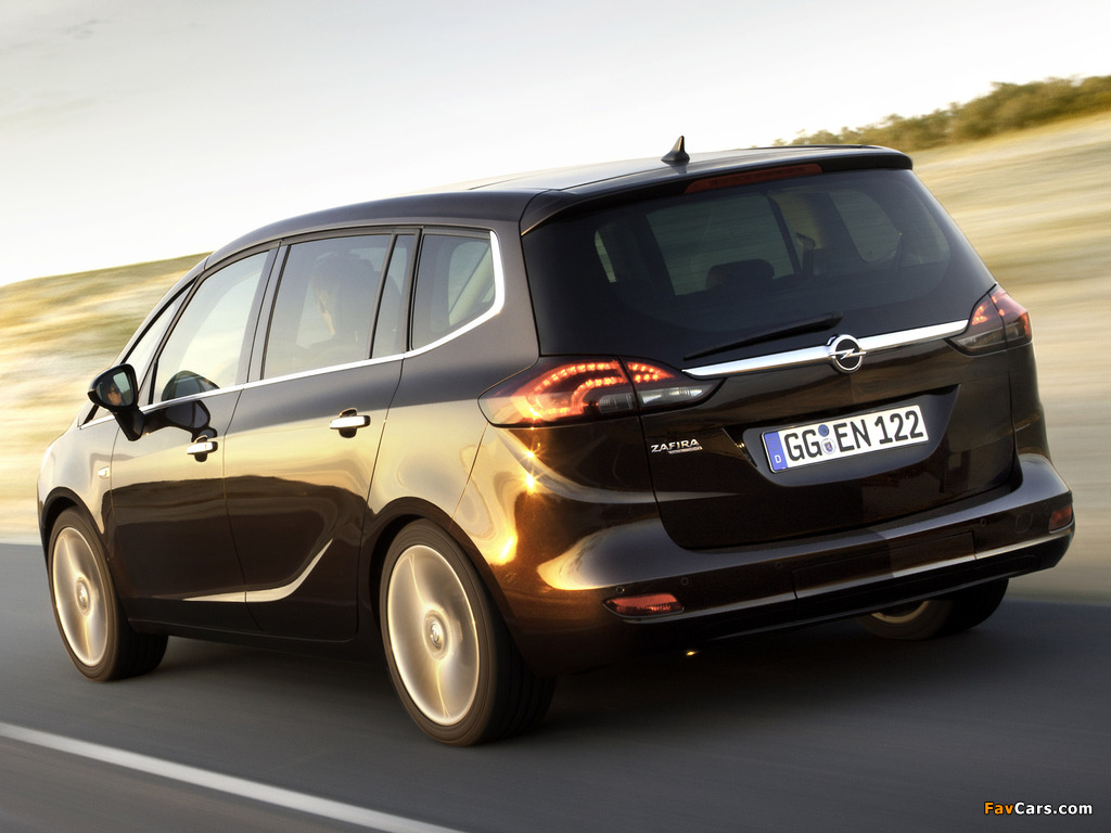 Opel Zafira Tourer (C) 2011 pictures (1024 x 768)