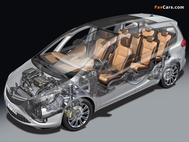 Opel Zafira Tourer (C) 2011 wallpapers (640 x 480)