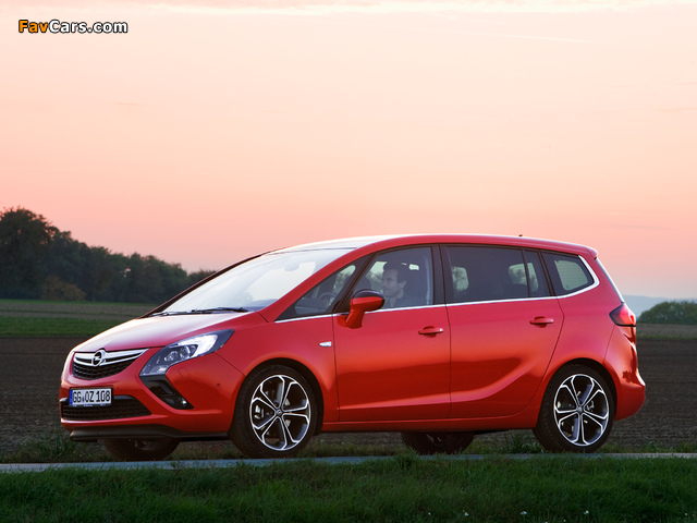 Opel Zafira Tourer BiTurbo (C) 2012 photos (640 x 480)