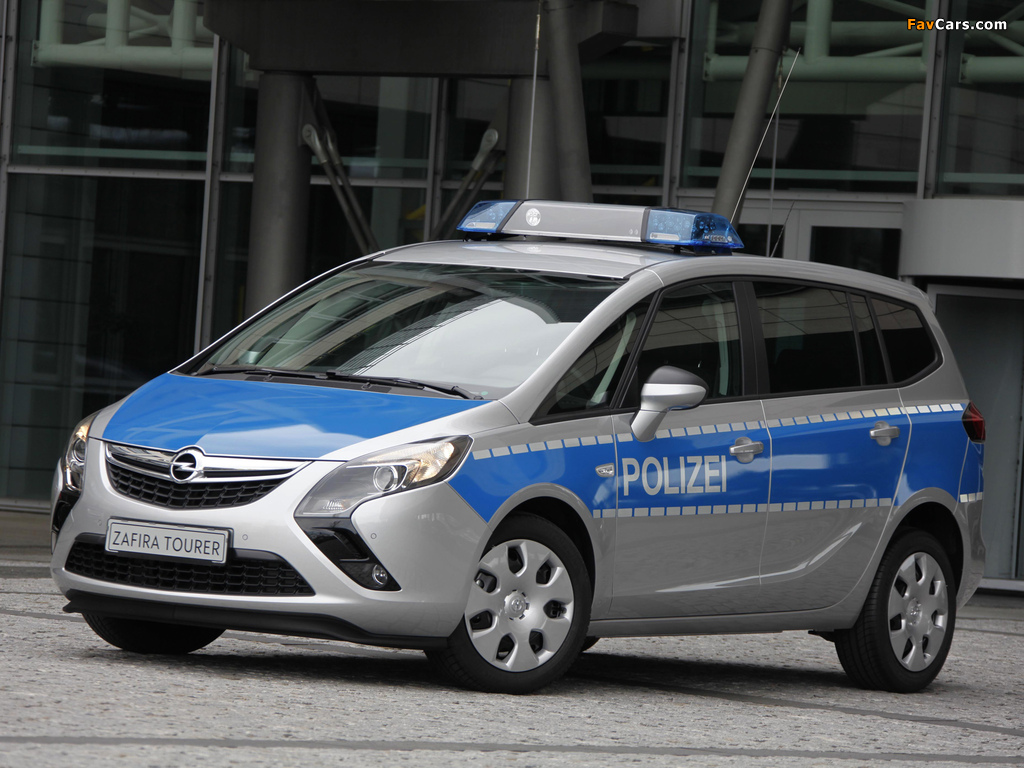 Opel Zafira Tourer Polizei (C) 2012 photos (1024 x 768)