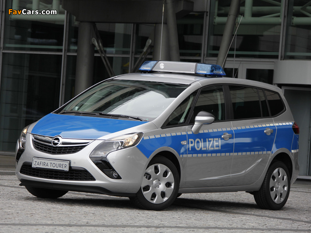 Opel Zafira Tourer Polizei (C) 2012 photos (640 x 480)