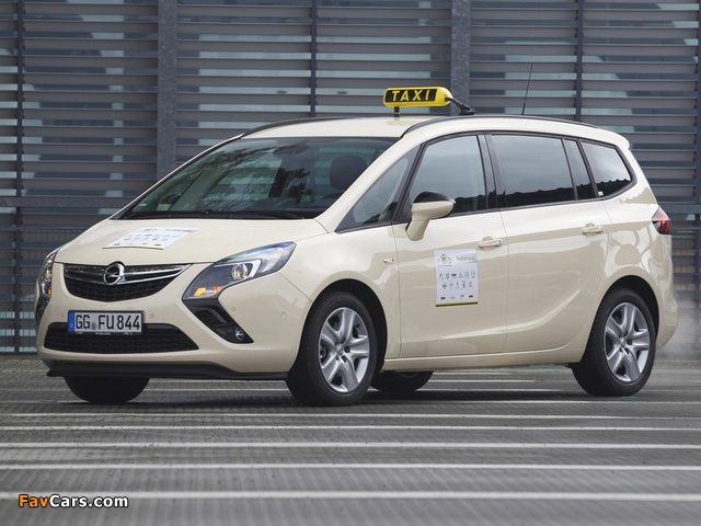 Opel Zafira Tourer Taxi (C) 2013 photos (640 x 480)