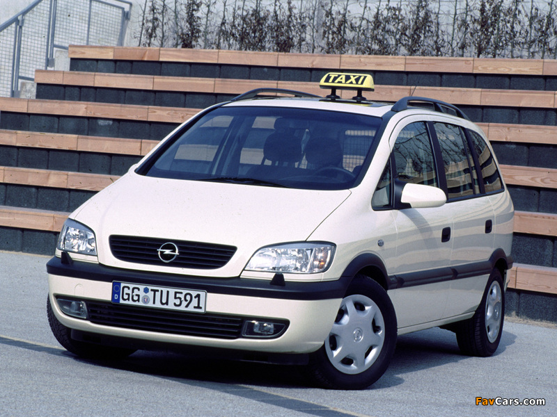 Photos of Opel Zafira Taxi (A) 1999–2003 (800 x 600)
