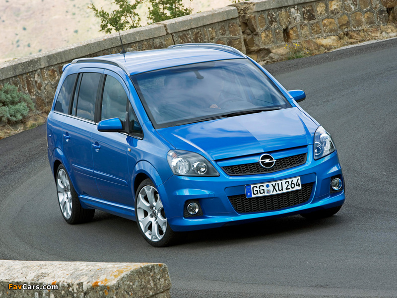 Photos of Opel Zafira OPC (B) 2005–10 (800 x 600)