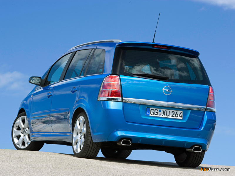 Photos of Opel Zafira OPC (B) 2005–10 (800 x 600)