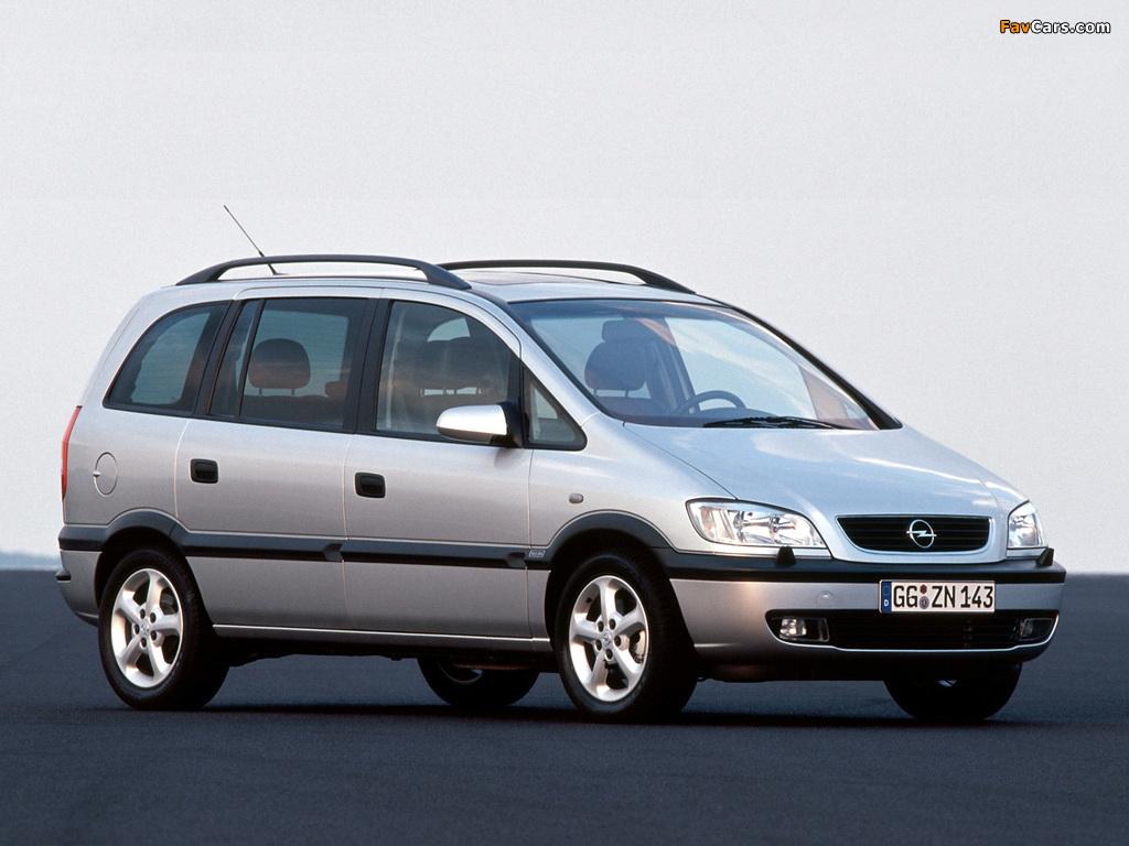 Pictures of Opel Zafira (A) 1999–2003 (1024 x 768)