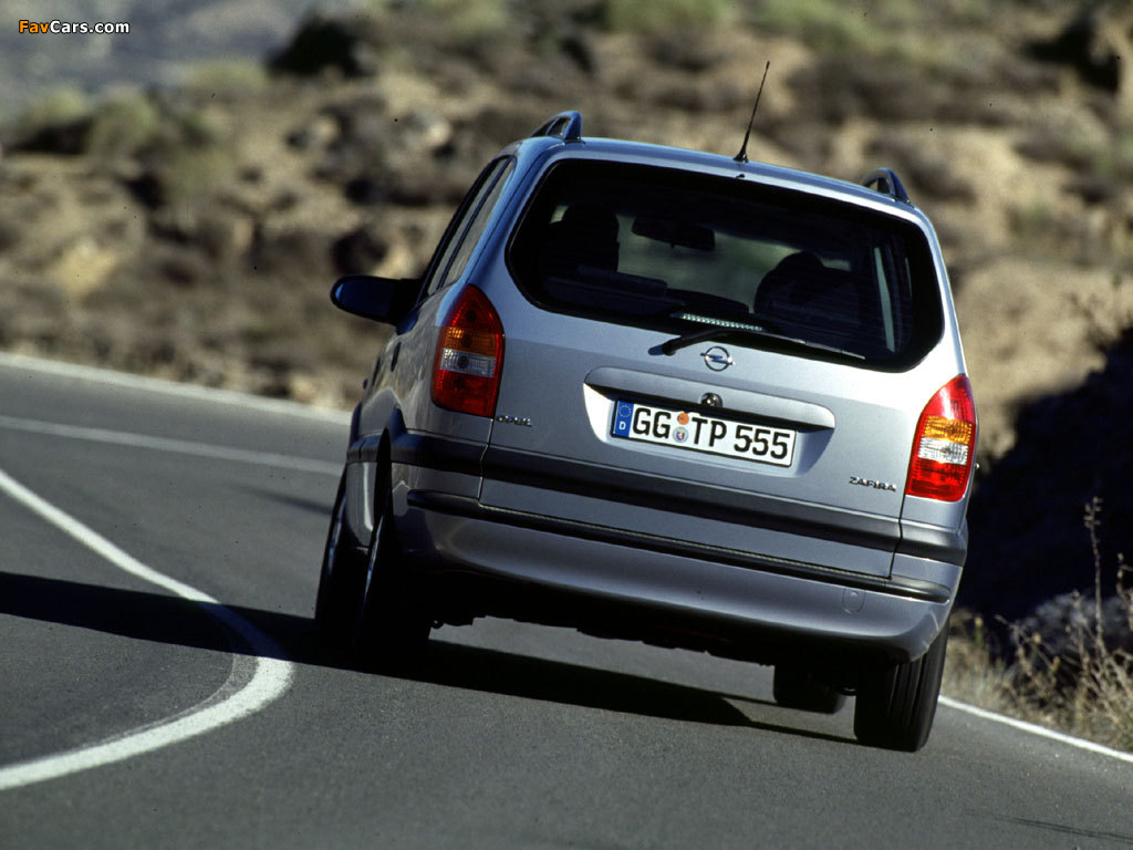 Pictures of Opel Zafira (A) 1999–2003 (1024 x 768)