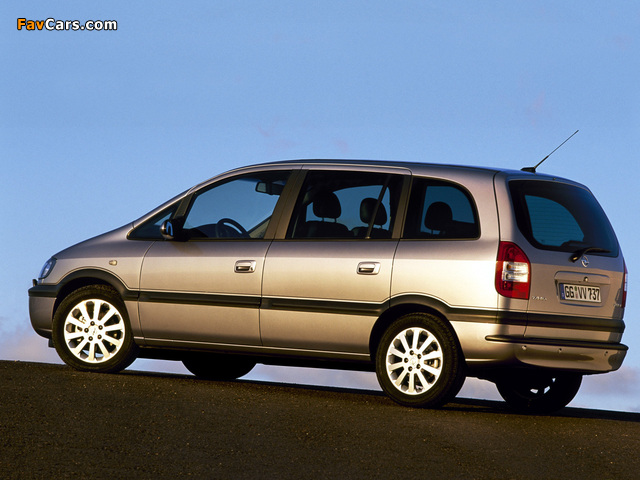 Pictures of Opel Zafira (A) 2003–05 (640 x 480)