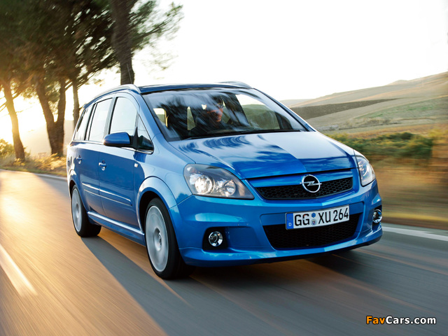 Pictures of Opel Zafira OPC (B) 2005–10 (640 x 480)