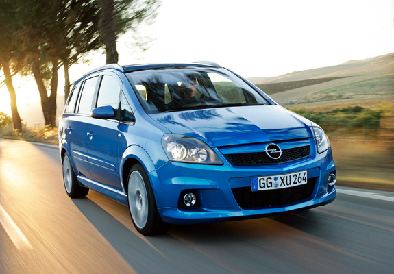 Pictures of Opel Zafira OPC (B) 2005–10