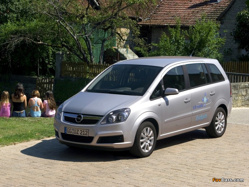 Pictures of Opel Zafira CNG (B) 2005–08 (800 x 600)