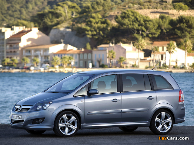 Pictures of Opel Zafira (B) 2008 (640 x 480)