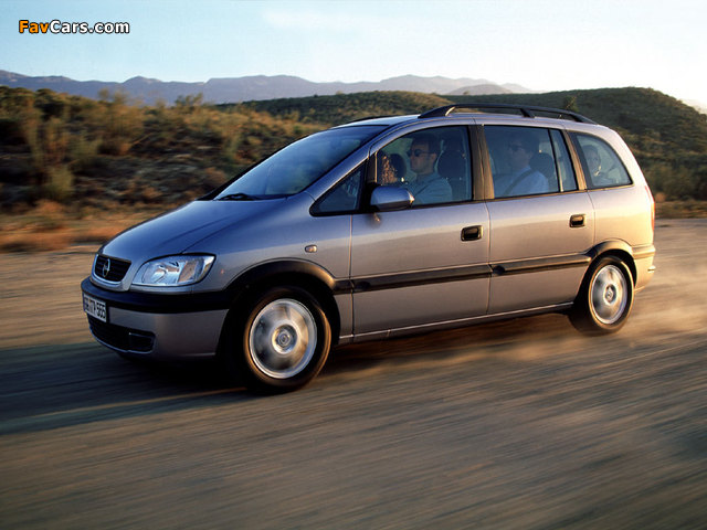 Opel Zafira (A) 1999–2003 wallpapers (640 x 480)