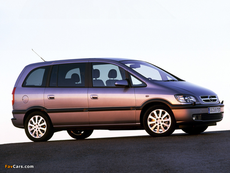 Opel Zafira (A) 2003–05 wallpapers (800 x 600)