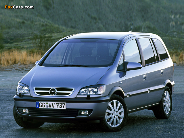 Opel Zafira (A) 2003–05 wallpapers (640 x 480)