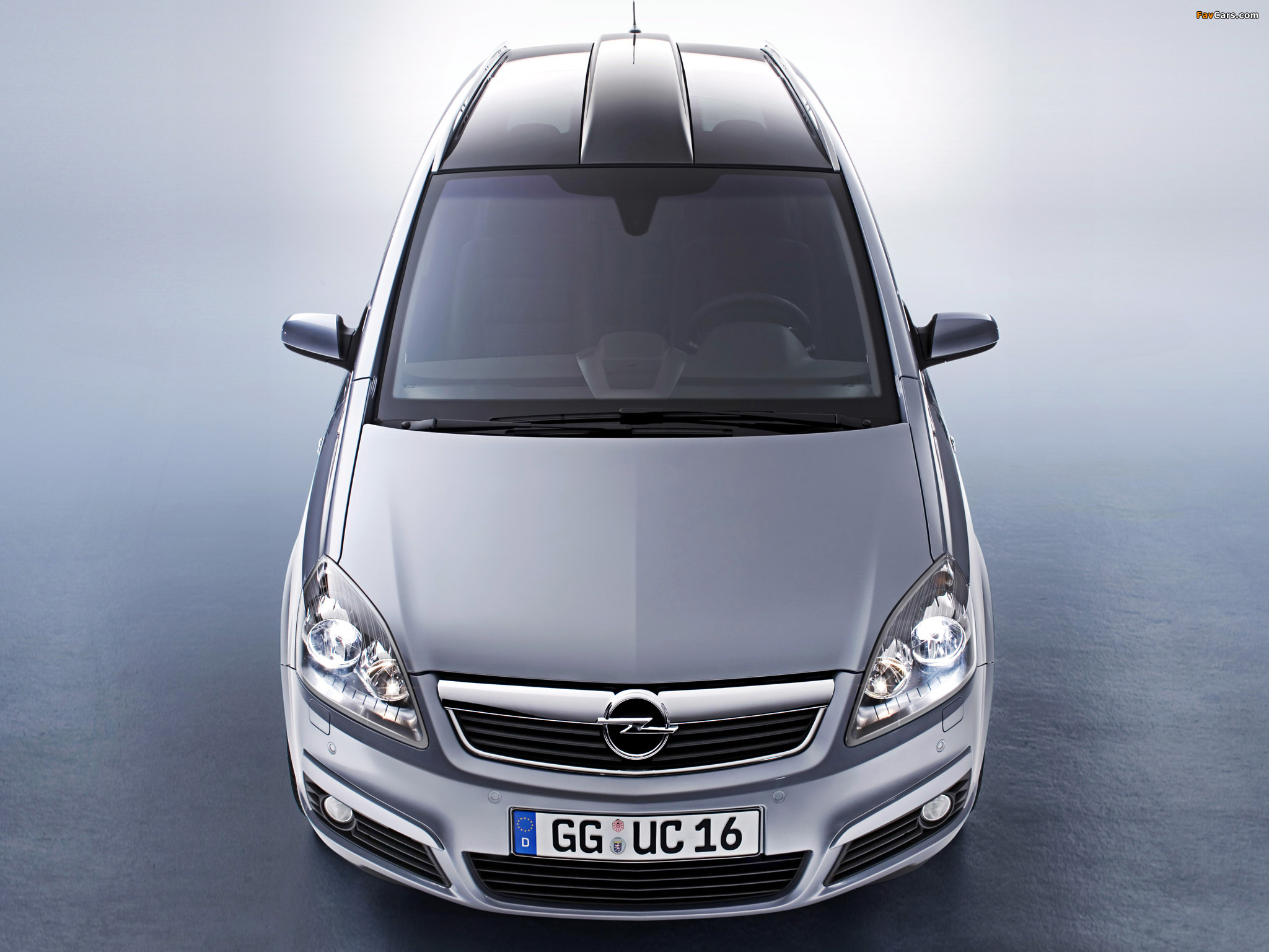 Opel Zafira 2.0 Turbo (B) 2005–08 wallpapers (2048 x 1536)