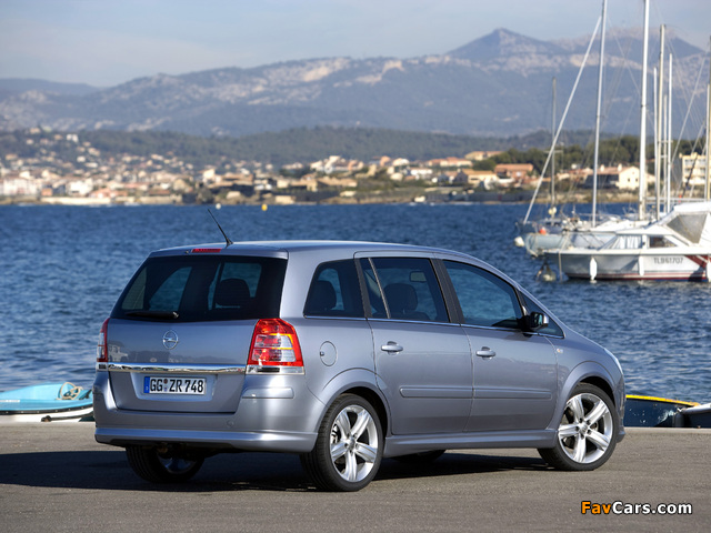 Opel Zafira (B) 2008 wallpapers (640 x 480)