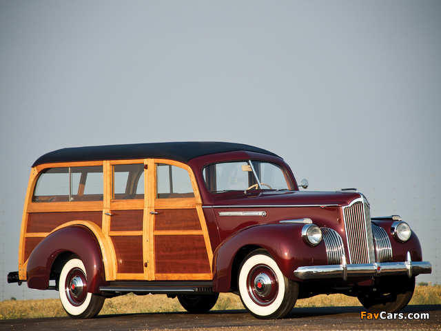 Packard 110 Station Wagon (1900-1483) 1941 wallpapers (640 x 480)