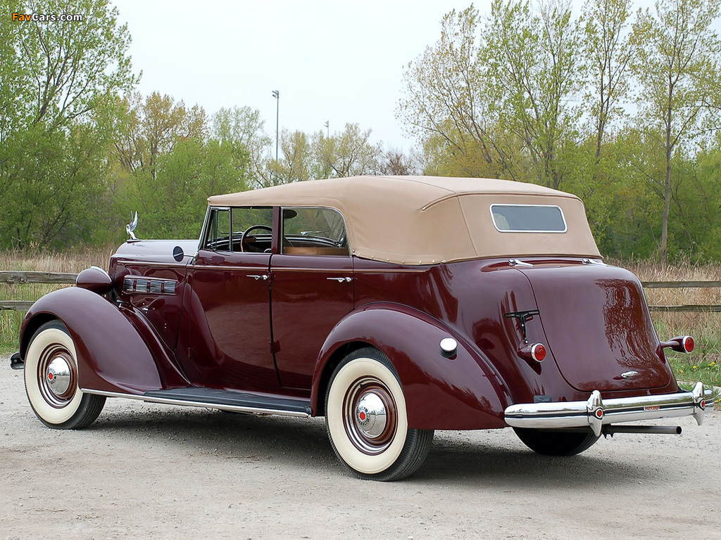 Packard 120 Convertible Sedan (120-C 1097) 1937 wallpapers (1024 x 768)