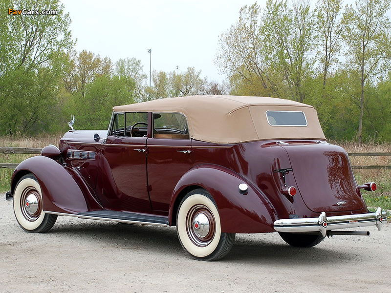 Packard 120 Convertible Sedan (120-C 1097) 1937 wallpapers (800 x 600)