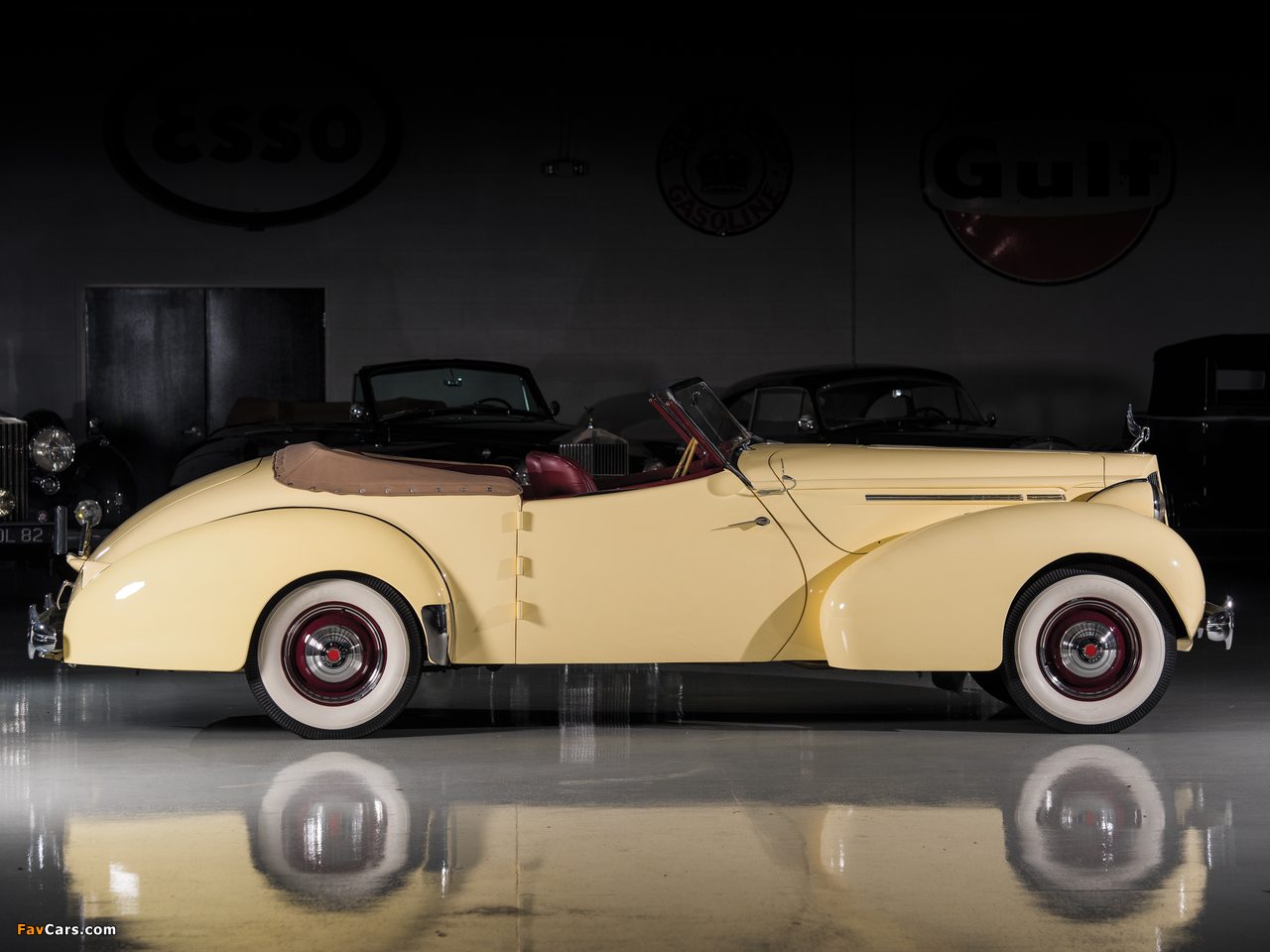 Packard 120 Convertible Victoria by Darrin (1701) 1939 wallpapers (1280 x 960)