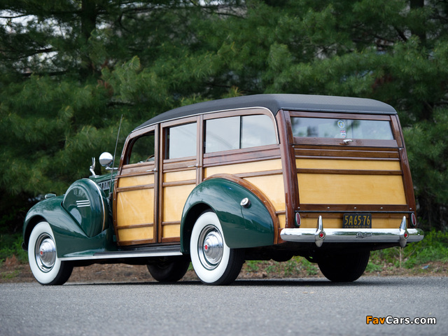 Packard 160 Super Eight Station Wagon 1940 wallpapers (640 x 480)